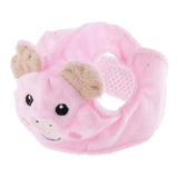 Maxbell Maxbell Cartoon Fleece Hat for Pet Dog Cute Pig Pattern Puppy Teddy Costume Cap--S