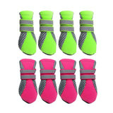 Maxbell Maxbell Pet Dog Puppy Boots Water Repellent Anti-Slip Protective Boots Shoes Green S