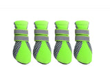 Maxbell Maxbell Pet Dog Puppy Boots Water Repellent Anti-Slip Protective Boots Shoes Green S