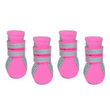 Maxbell Maxbell Pet Dog Boots Water Repellent Anti-Slip Protective Boots Shoes Pink S
