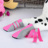 Maxbell Maxbell Pet Dog Boots Water Repellent Anti-Slip Protective Boots Shoes Pink S