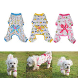 Maxbell Maxbell Pet Dog Puppy Cotton Clothes Soft Pajamas Cartoon Jumpsuit Apparel Yellow S