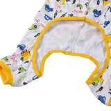 Maxbell Maxbell Pet Dog Puppy Cotton Clothes Soft Pajamas Cartoon Jumpsuit Apparel Yellow S
