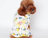 Maxbell Maxbell Pet Dog Puppy Cotton Clothes Soft Pajamas Cartoon Jumpsuit Apparel Yellow S