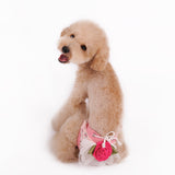 Maxbell Maxbell Pet Dog Puppy Female Sanitary Clothes Physiological Shorts Diaper Pink M