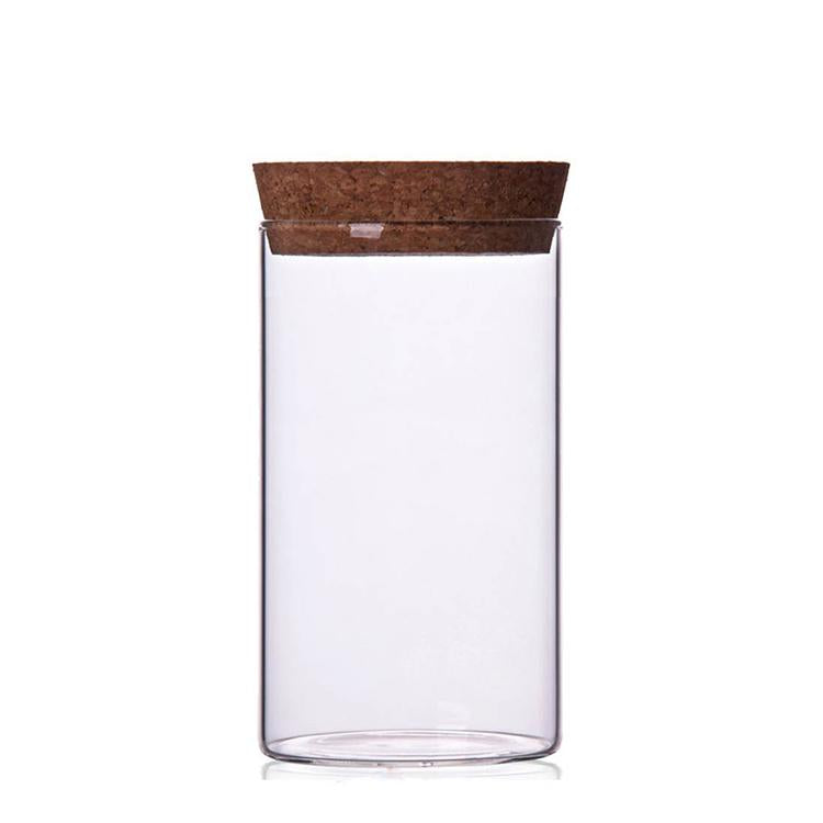 Maxbell Maxbell Glass Canister Jar Bottle Kitchen Organizer Storage Food Container w/ Cork M