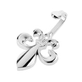 1 Pair Wall Door Mounted Hook Curtain Coat Hat Clothes Towel Hanger Silver