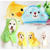 Maxbell Maxbell Pet Dog Cat Bear Design Puppy Bath Towel Bathrobes Pajamas Blanket Blue S