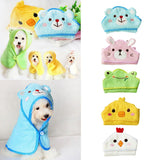 Maxbell Maxbell Pet Dog Cat Bear Design Puppy Bath Towel Bathrobes Pajamas Blanket Blue S