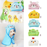 Maxbell Maxbell Pet Dog Cat Bear Design Puppy Bath Towel Bathrobes Pajamas Blanket Blue S