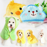 Maxbell Maxbell Pet Dog Cat Bear Design Puppy Bath Towel Bathrobes Pajamas Blanket Blue S