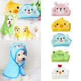 Maxbell Maxbell Pet Dog Cat Bear Design Puppy Bath Towel Bathrobes Pajamas Blanket Blue L