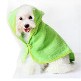 Maxbell Maxbell Pet Dog Cat Frog Design Puppy Bath Towel Bathrobes Pajamas Blanket Green M