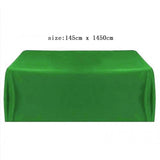 Maxbell 57'' Tablecloth Table Cover Square Satin Banquet Wedding Party Decor-Green - Aladdin Shoppers
