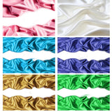 Maxbell 57'' Tablecloth Table Cover Square Satin Banquet Wedding Party Decor-Green - Aladdin Shoppers