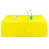 Maxbell Tablecloth Table Cover Square Satin Banquet Wedding Party Decor-Yellow - Aladdin Shoppers