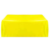 Maxbell Tablecloth Table Cover Square Satin Banquet Wedding Party Decor-Yellow - Aladdin Shoppers
