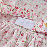 Maxbell Maxbell Pet Dog Dress Skirt Cat Bow Princess Clothes Apparel Female Costume Blue XL