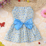 Maxbell Maxbell Pet Dog Dress Skirt Cat Bow Princess Clothes Apparel Female Costume Pink XS