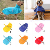 Maxbell Maxbell Reflective Dog Rain Coat Jacket Hooded Rainwear Poncho Slicker Yellow-XS