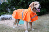 Maxbell Maxbell Reflective Dog Rain Coat Jacket Hooded Rainwear Poncho Slicker  XL Orange