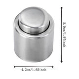Maxbell 2x Stainless Steel Sparkling Sealer Wine Storage Bottle Stopper Plug Cork