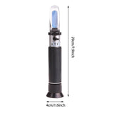 Maxbell Maxbell Imported Aluminium 0-10% Hydrometer ATC Salinity Refractometer For Aquarium Fish Tank