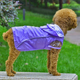 Maxbell Maxbell Dog Pet Outdoor Winter Warm Waterproof Raincoat Jacket Clothes Purple XS