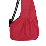 Maxbell Maxbell Cute Pet Dog Cat Puppy Sling Single-Shoulder Bag Carrier Holder Tote Red M