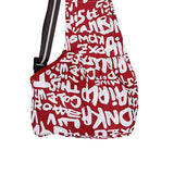 Maxbell Maxbell Pet Dog Cat Puppy Sling Single-Shoulder Bag Carrier Holder Tote Red Letter M