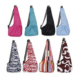 Maxbell Maxbell Pet Dog Puppy Sling Single-Shoulder Bag Carrier Holder Tote Blue Letter M