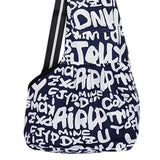 Maxbell Maxbell Pet Dog Puppy Sling Single-Shoulder Bag Carrier Holder Tote Blue Letter M