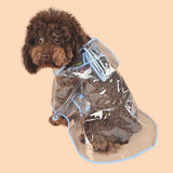 Maxbell Maxbell Pet Dog Puppy Rain Coat Clothes Hooded Waterproof Jacket Rainwear Blue L