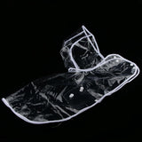 Maxbell Maxbell Pet Dog Puppy Rain Coat Clothes Hooded Waterproof Jacket Rainwear White S
