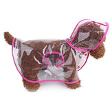 Maxbell Maxbell Pet Dog Puppy Rain Coat Clothes Hooded Waterproof Jacket Rainwear Pink XS
