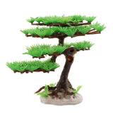 Maxbell Maxbell Aquarium Ornaments Artificial Fake Plant Plastic Pine Tree for Rockery Fish Tank Decor