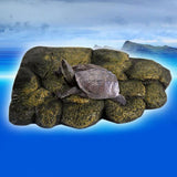 Maxbell Maxbell Artificial Resin Rock Floating Island Reptile Play Plat Terrarium Decor