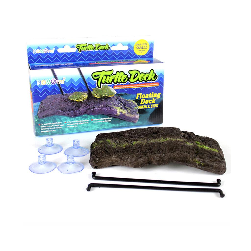 Maxbell Maxbell Artificial Resin Gentle Slope Float Island Reptile Play Plat Terrarium Decor