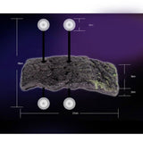 Maxbell Maxbell Artificial Resin Gentle Slope Float Island Reptile Play Plat Terrarium Decor