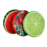 3D Fruit Print Cushion Home Chair Car Seat Back Pad Sofa Throw Pillow-Litchi