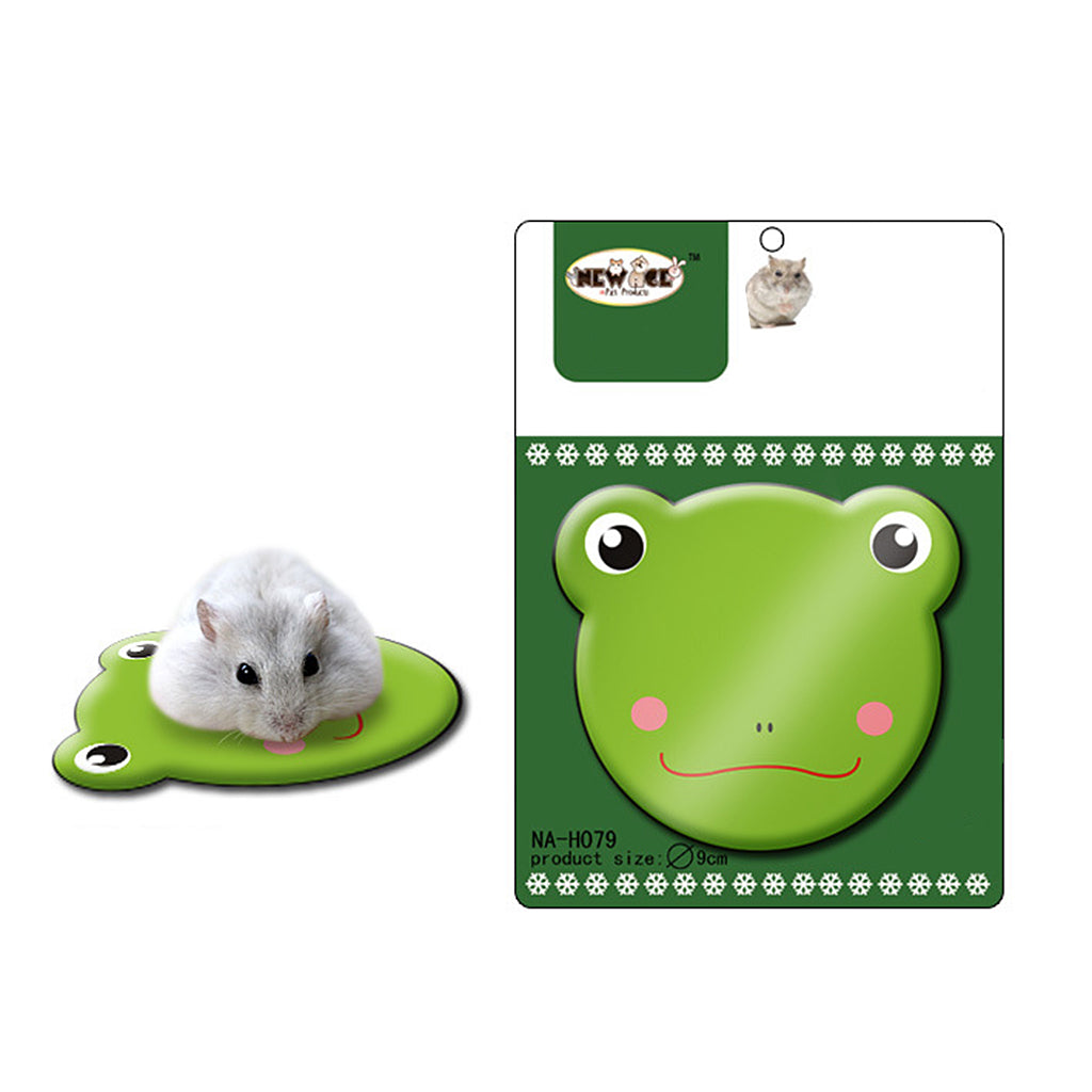 Maxbell Maxbell Summer Pet Mat f/ Hamster Ferret Rat Cooling Bed Frog Pattern Relaxing Plate