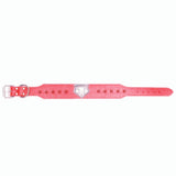 Maxbell Maxbell Spiked Studded Metal Dog PU Leather Wolf Rivet Collar Neck Strap Pink L