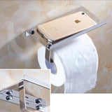 Maxbell Stainless Steel Bathroom Towel Toilet Paper Phone Holder Storage Tissue Hanger