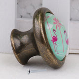 Maxbell Retro Door Dresser Drawer Cabinet Cupboard Pull Knob Handle Decor Flamingo#2 - Aladdin Shoppers