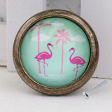 Maxbell Retro Door Dresser Drawer Cabinet Cupboard Pull Knob Handle Decor Flamingo#2 - Aladdin Shoppers