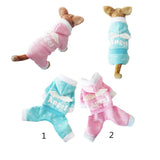 Maxbell Maxbell Pet Dog Cat Puppy Clothes Angel Hoodie Jumpsuit Coat Jacket Apparel Blue L