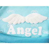 Maxbell Maxbell Pet Dog Cat Puppy Clothes Angel Hoodie Jumpsuit Coat Jacket Apparel Blue L