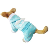 Maxbell Maxbell Pet Dog Cat Puppy Clothes Angel Hoodie Jumpsuit Coat Jacket Apparel Blue L