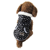 Maxbell Maxbell Pet Dogs Winter Warm Hoodies Jacket Coat Cats Vest Clothes Costume Star L