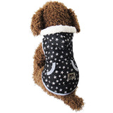 Maxbell Maxbell Pet Dogs Winter Warm Hoodies Jacket Coat Cats Vest Clothes Costume Star L